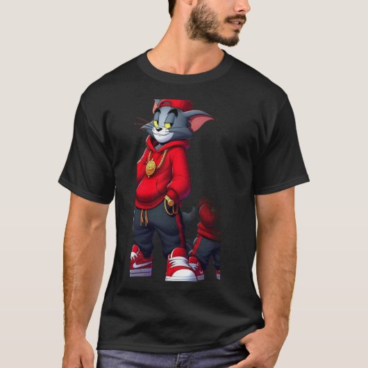 camiseta tom e jerry T-Shirt (Vorderseite)