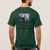camiseta Trump - With Bolsonaro Brazil Free. T-Shirt (Rückseite)