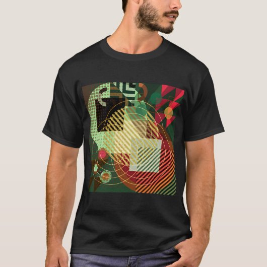 Camiseta unisex diseño arte geométrico original T-Shirt (Vorderseite)
