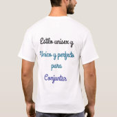 Camiseta unisex única y cómoda  T-Shirt (Rückseite)