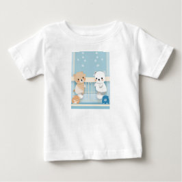 Camiseta Ursinhos Para Bebês Baby T-shirt
