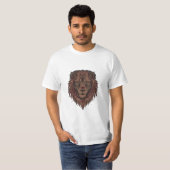Camiseta Value - Leão Tribal | 100% Algodão T-Shirt (Vorne ganz)