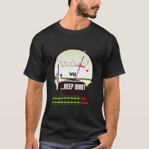 Camiseta VU Meter Classic Vintage, amantes sonido