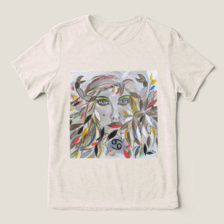 Camiseta Zodíaco Câncer (desenho autoral) Tri-Blend Shirt
