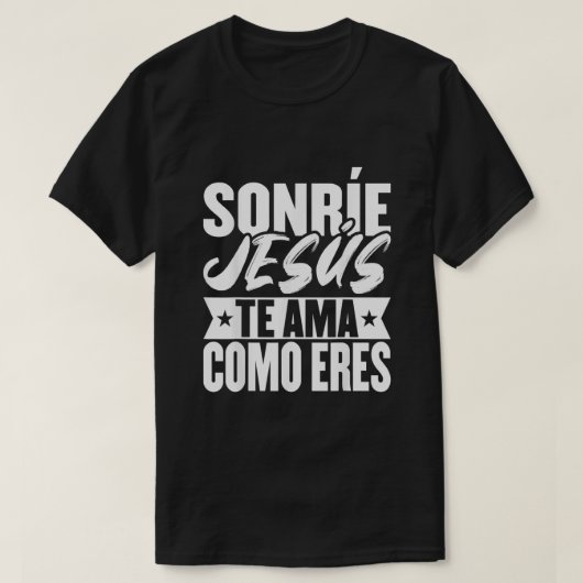 Camisetas Cristianas en Espanol T-Shirt (Design vorne)