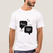 Camisetas Cristianas Modernas Dios Si Contesta T-Shirt (Vorderseite)