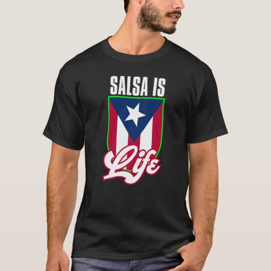 Camisetas De Salsa Mujer Salsa De Puerto Rico Bori T-Shirt (Vorderseite)