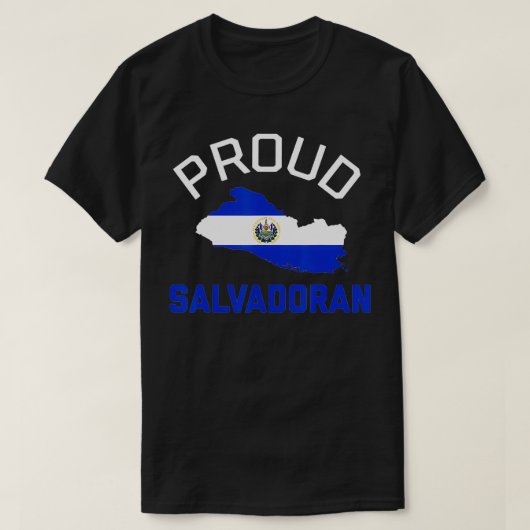 Camisetas del El Salvador Para Mujeres Proud Salva T-Shirt (Design vorne)