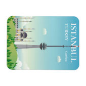 Camlica Tower | Istanbul, Türkei Magnet (Horizontal)