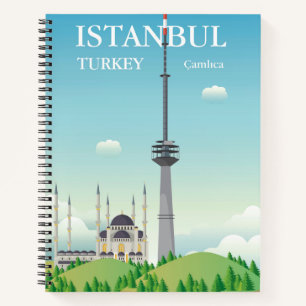Camlica Tower Istanbul, Türkei Notizblock