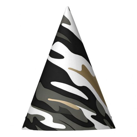 Cammo Party Hat Partyhütchen (Vorderseite)