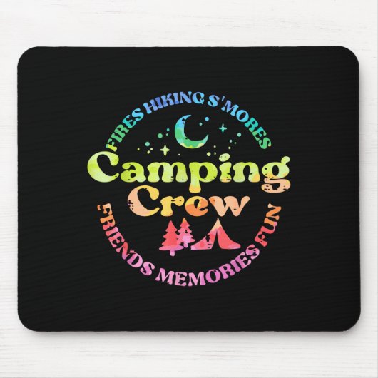 Camng Crew Family Friends Girls Kids Toddler Youth Mousepad (Vorne)