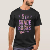 Camo 5th Grade Rocks Teacher I Teach Fifth Gr Rock T-Shirt (Vorderseite)