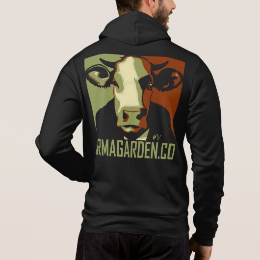 Camo and Pop Art Inspired Hoodie by ArmagardenCO (Rückseite)