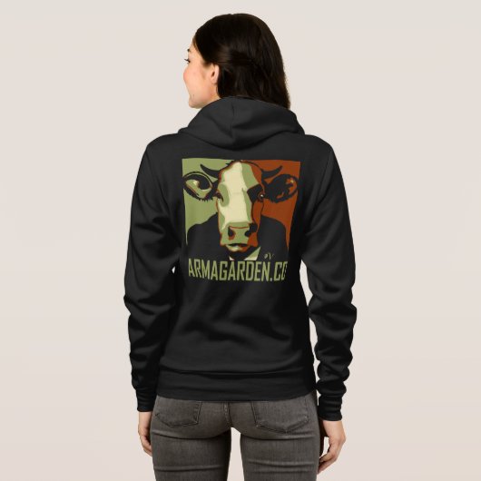 Camo and Pop Art Inspired Hoodie by ArmagardenCO (Schwarz voll)