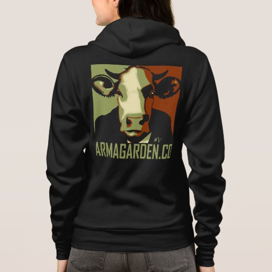 Camo and Pop Art Inspired Hoodie by ArmagardenCO (Rückseite)