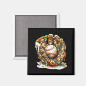 Camo Baseball Gloves Lifestyle 101 Apparel Drip Ic Magnet (Vorderseite/Rückseite)