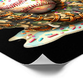 Camo Baseball Gloves Lifestyle 101 Apparel Drip Ic Poster (Ecke)