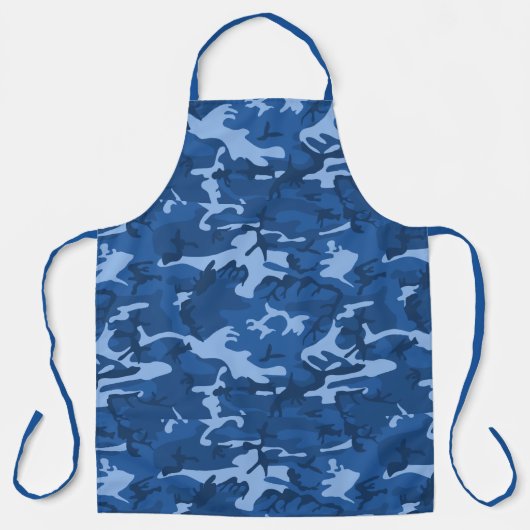 Camo Blue Schürze (Vorderseite)