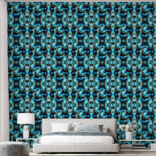 Camo Blue Tapete (Schlafzimmer)