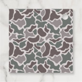 Camo Boys Birthday Gift Tag Geschenkanhänger (Rückseite)