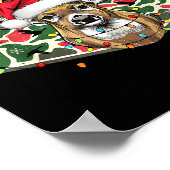 Camo Christmas Santa Deer Hunting Season Holiday O Poster (Ecke)