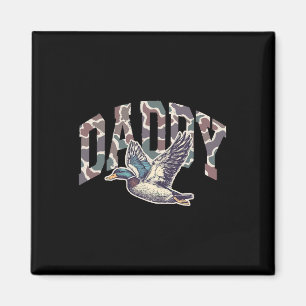 Camo Daddy Jagdsaison Vater Stockente Lustig V Magnet