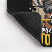 Camo Deer Hunting Boys Kids Funny Born Hunt Forced Mousepad (Ecke)