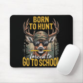 Camo Deer Hunting Boys Kids Funny Born Hunt Forced Mousepad (Mit Mouse)