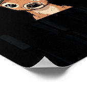 Camo Deer Hunting Daddy's Hunting Buddy Youth Boy Poster (Ecke)