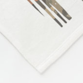 Camo Deer Hunting Fast Food Gag Hunter Gift Funny Fleecedecke (Ecke)