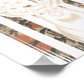 Camo Deer Hunting Fast Food Gag Hunter Gift Funny  Poster (Ecke)