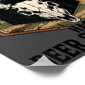 Camo Deer Hunting My Family Tree Has Deer Stand In Poster (Ecke)