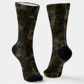 Camo green abstract socken (Gewinkelt)