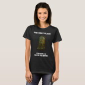 Camo Hunting Treestand Trophy for Husbands and Fat T-Shirt (Vorne ganz)