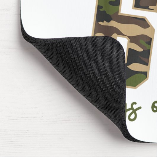 Camo I Survived 67 Six Seven Days Of School Teache Mousepad (Ecke)