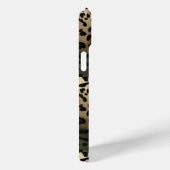 Camo Leopard Print Monogrammed Case-Mate iPhone Hülle (Rückseite / Rechts)
