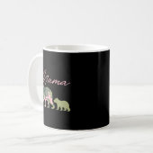 Camo Mama Bear Shirt, Mama Bear And Cub, Mom Of 1, Kaffeetasse (Vorderseite Links)
