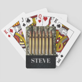 Camo Name Bullet Ammo Hunting Marksman Cards Spielkarten