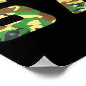 Camo Number 6 7 Funny Meme Costume Six Seven Hunte Poster (Ecke)