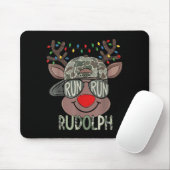 Camo Reindeer Hat Ball Cap Christmas Boy Cute Xmas Mousepad (Mit Mouse)