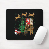 Camo Santa Christmas Deer Hunting Camouflage Hunte Mousepad (Mit Mouse)