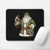 Camo Santa Mallard Duck Hunting Christmas Hunter G Mousepad (Mit Mouse)