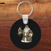 Camo Santa Mallard Duck Hunting Christmas Hunter G Schlüsselanhänger (Vorderseite)