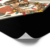 Camo Southern Local Boy Christmas Deer Hunting Xma Poster (Ecke)