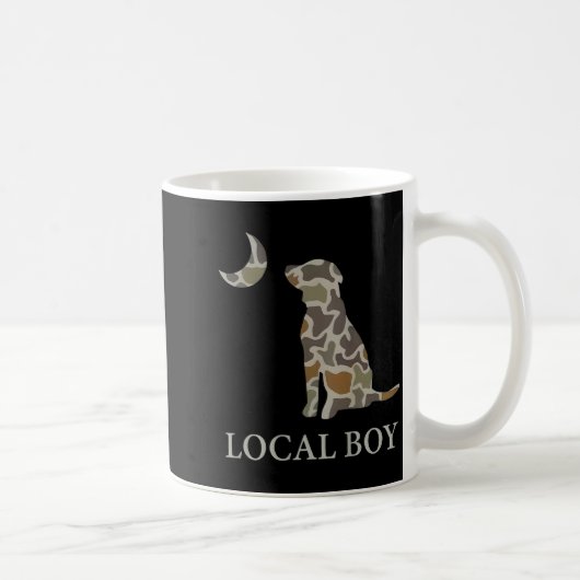 Camo Southern Local Boy Duck Hunting Black Lab Out Kaffeetasse (Rechts)
