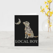 Camo Southern Local Boy Duck Hunting Black Lab Out Karte (Gelbe Blume)