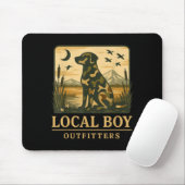 Camo Southern Local Boy Duck Hunting Black Lab Out Mousepad (Mit Mouse)