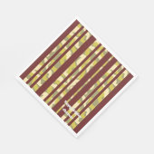 Camo Stripe Birthday Party  Serviette (Ecke)