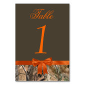Camo Table Card Tischnummer (Vorderseite)